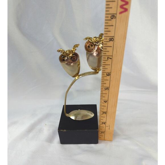 Vintage Raul Zuniga 1972 Handmade Owl Brutalist Spoon Sculpture Art - Picture 8 of 8